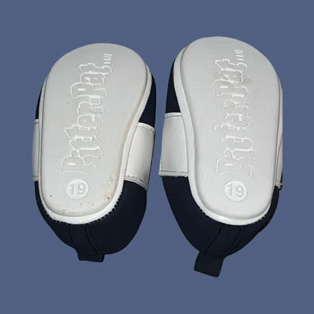 Pitter Pat Baby Boat Crib Shoes Size 19 US PreWalker